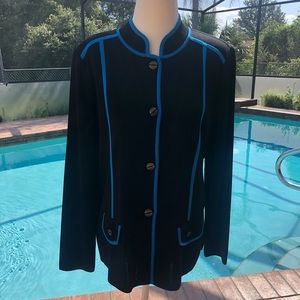 Exclusively Misook petite knit cardigan jacket